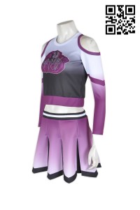CH109 cheerleading top and skirt supplier  all star cheer uniforms  two piece cheerleader outfit